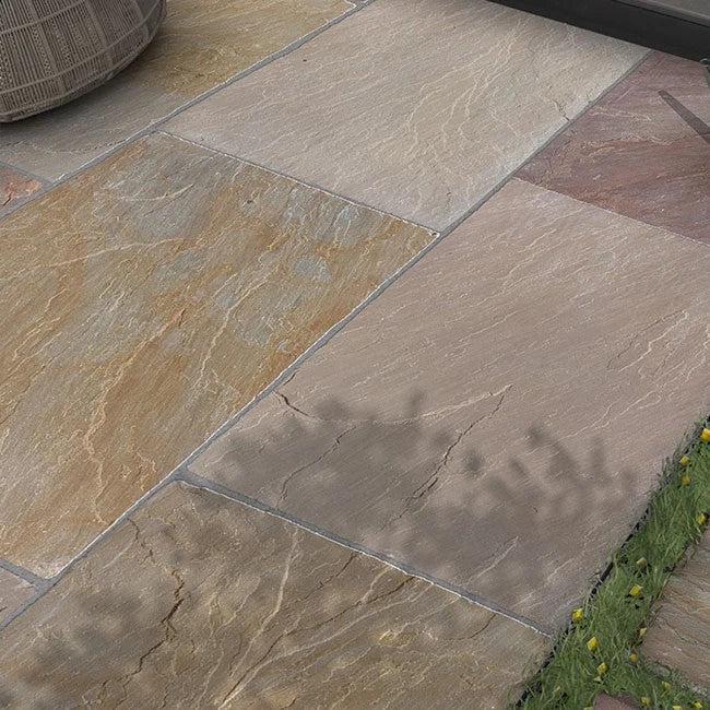 Outdoor Living Supply ~ Analla™ Sandstone Pavers, Buff-ServeScape