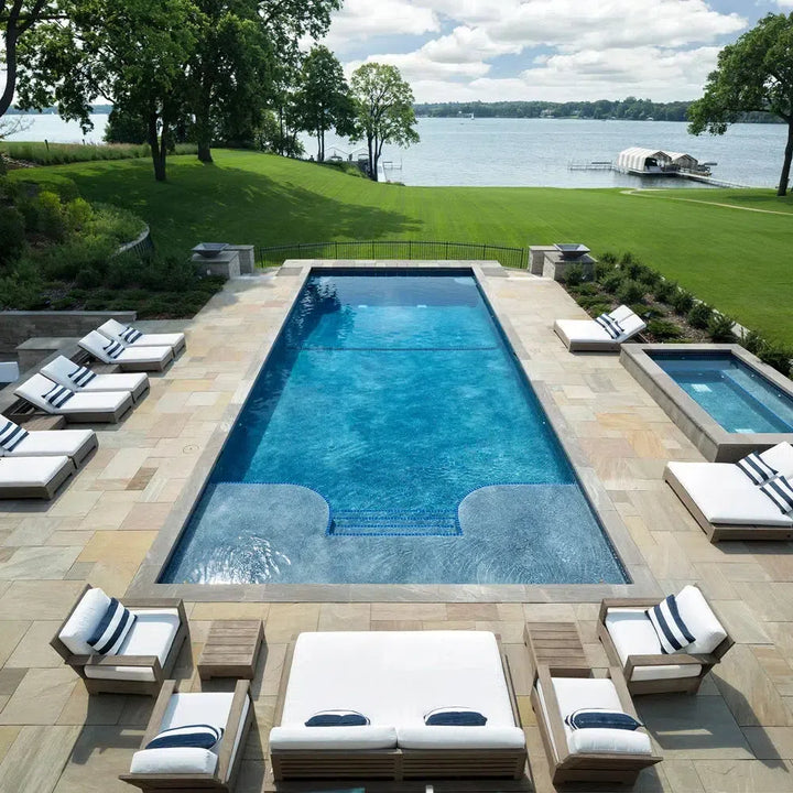 Outdoor Living Supply ~ Analla™ Sandstone Pavers, Buff-ServeScape