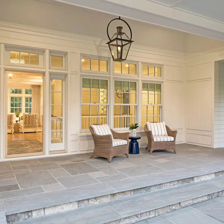 Outdoor Living Supply ~ Analla™ Sandstone Pavers, Cumberland Gray-ServeScape