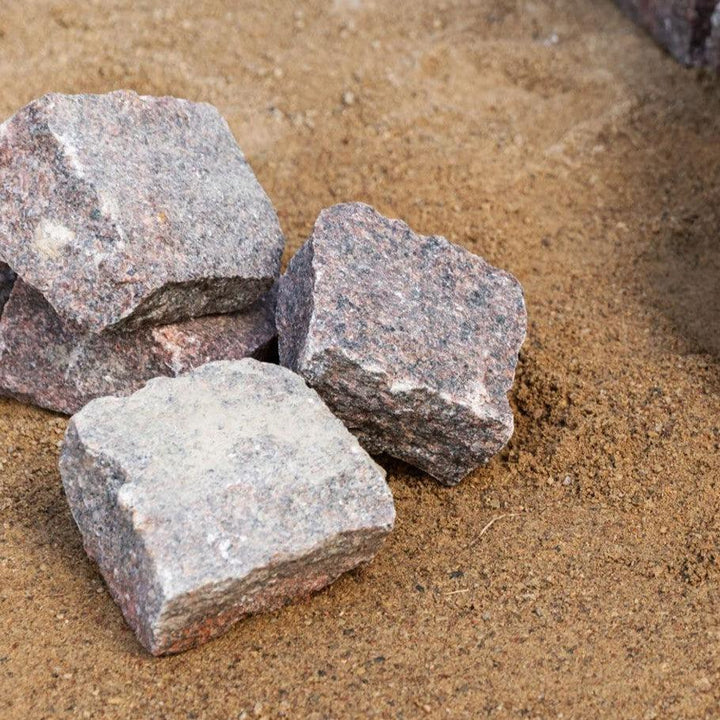 Outdoor Living Supply ~ Mountain Tumbled Cobble, Pink-ServeScape