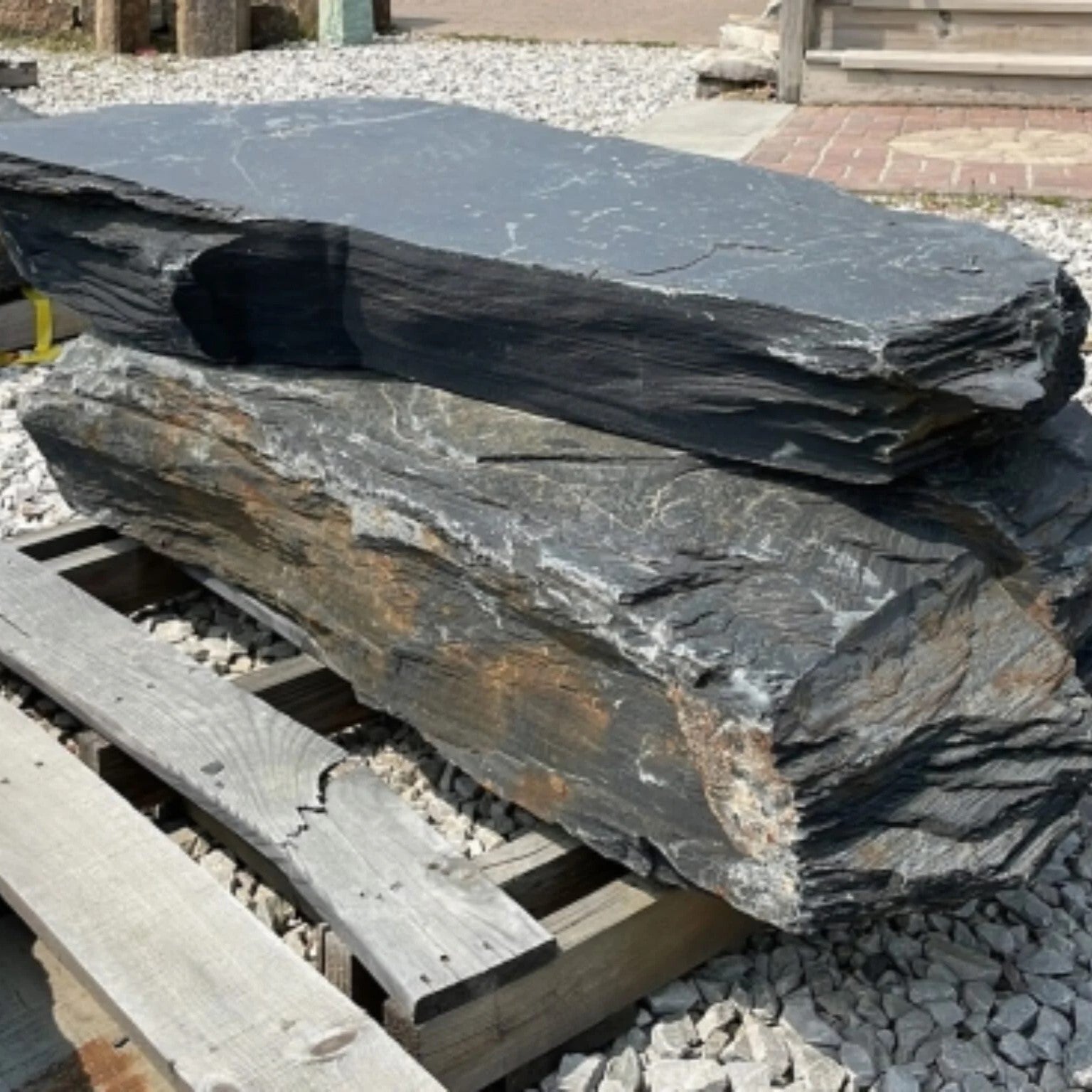 Outdoor Living Supply ~ Slate Boulders-ServeScape