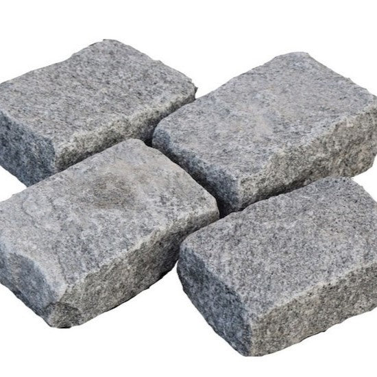 Outdoor Living Supply ~ Mountain Tumbled Cobble, Gray-ServeScape