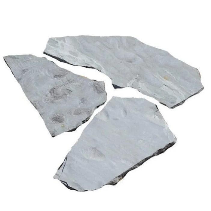 Outdoor Living Supply ~ Irregular Flagstone, Tennessee Blue Gray-ServeScape