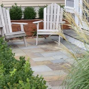 Outdoor Living Supply ~ Pattern Flagstone, PA Bluestone Full Color 1"-ServeScape