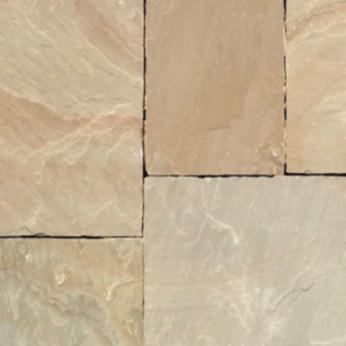 Outdoor Living Supply ~ Analla™ Sandstone Pavers, Buff-ServeScape