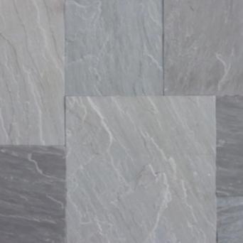 Outdoor Living Supply ~ Analla™ Sandstone Pavers, Cumberland Gray-ServeScape