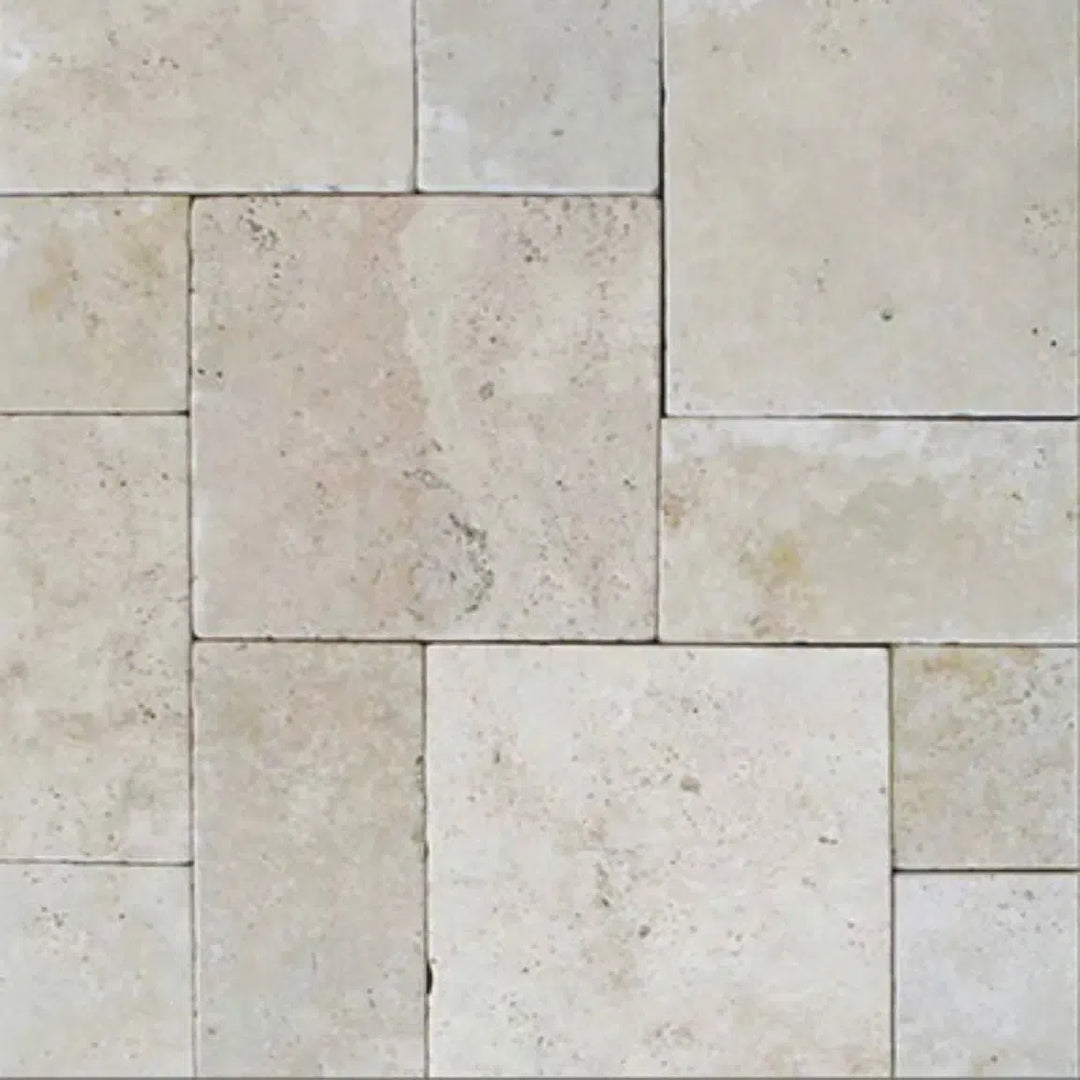 Outdoor Living Supply ~ Serenade™ Tavertine, Desert Beige-ServeScape