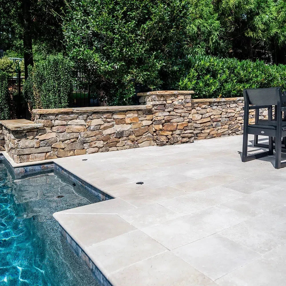 Outdoor Living Supply ~ Serenade™ Tavertine, Desert Beige-ServeScape