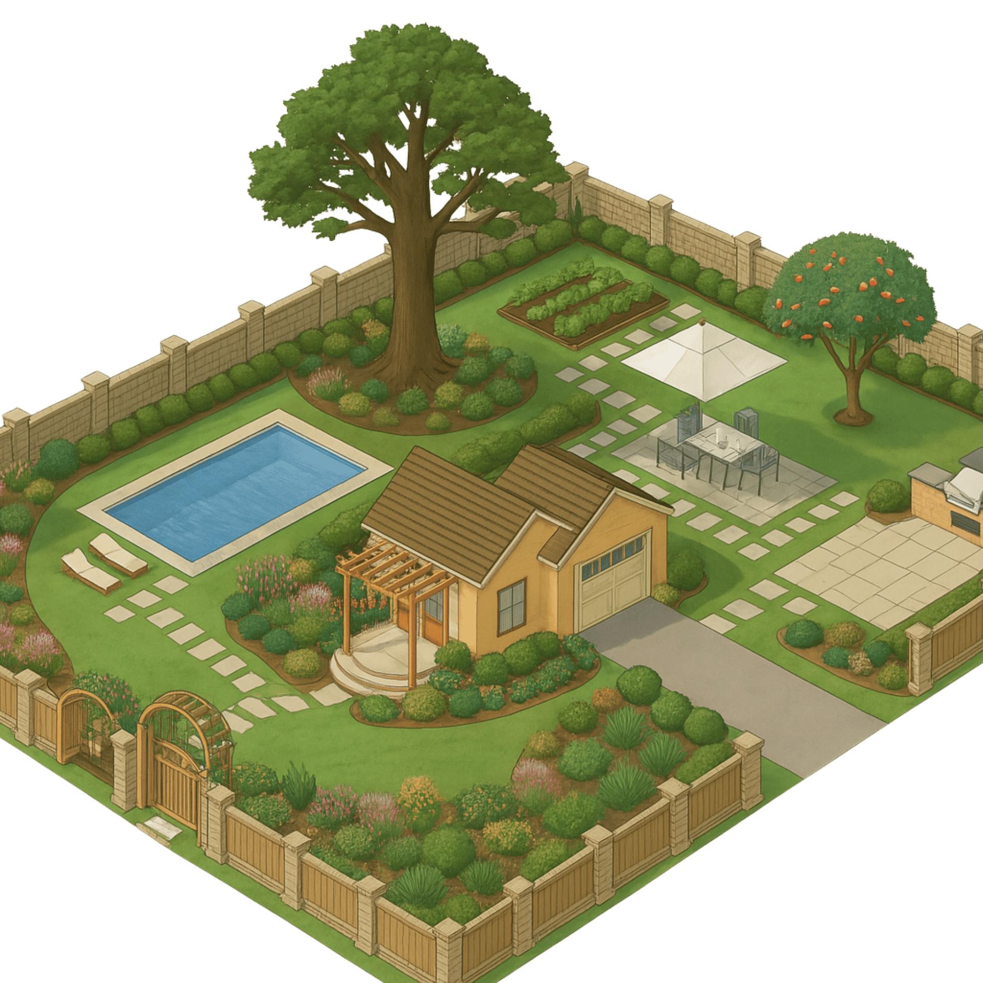 Design Studio ~ Outdoor Living Plan-ServeScape