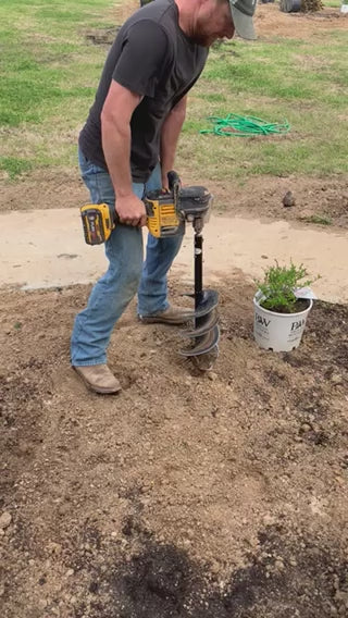 Power Planter ~ Gallon Pot & Post Hole Auger (7" x 28")