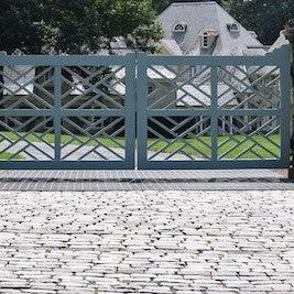 Outdoor Living Supply ~ Mountain Tumbled Cobble, Gray-ServeScape