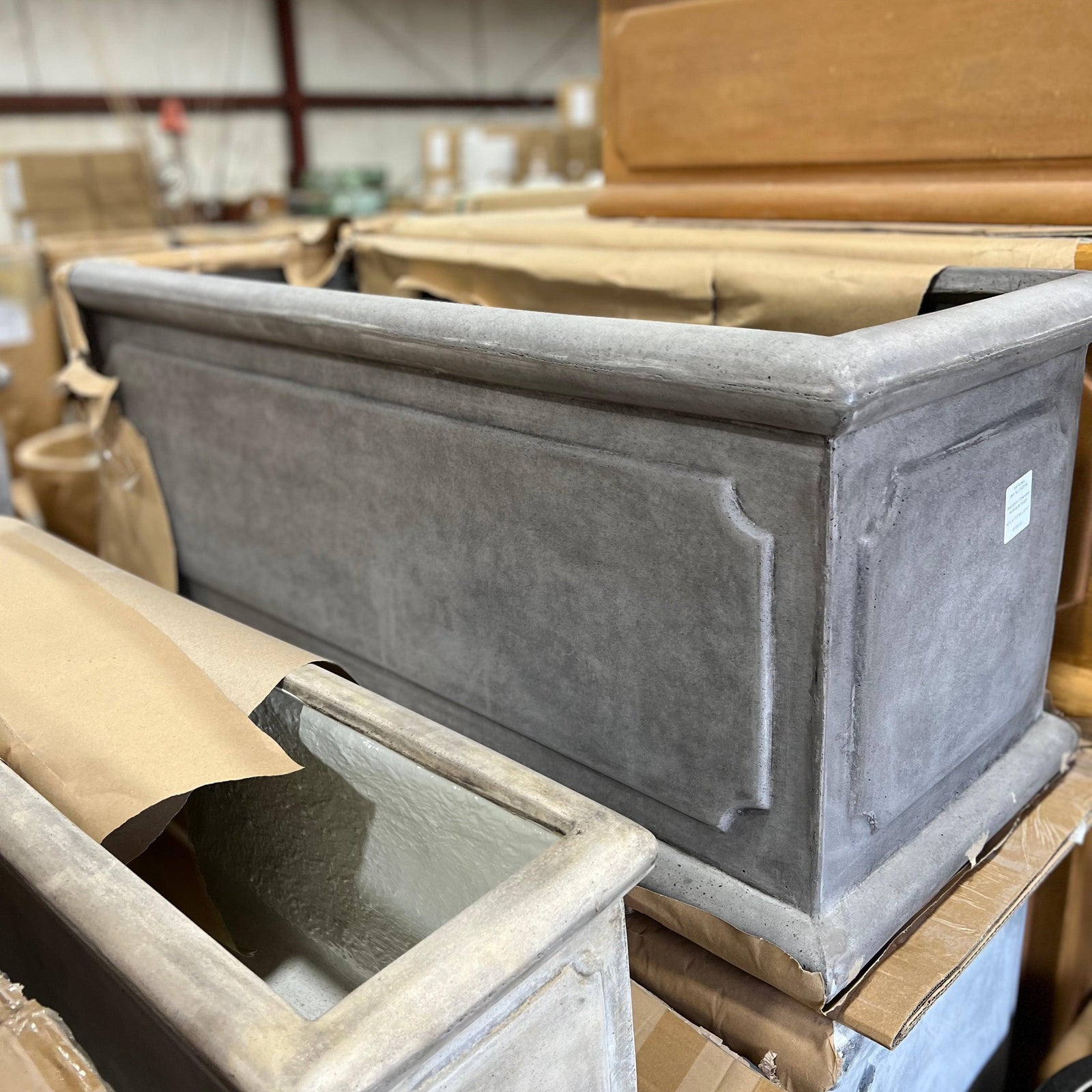 Outdoor ~ Fiberstone Rectangular Trough-ServeScape