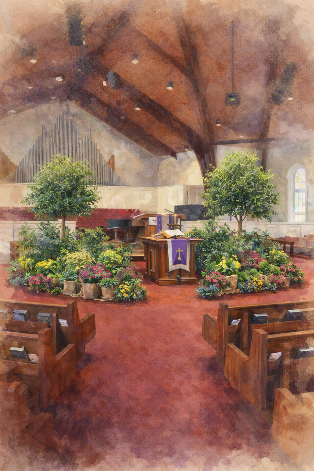 Easter Eden Chamblee First United Methodist Church