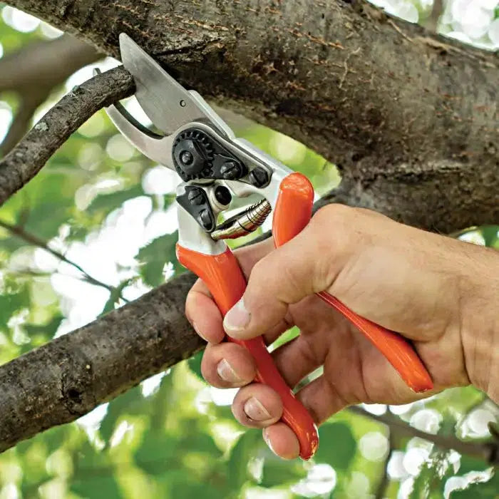 A.M Leonard ~ Ergonomic Bypass Pruner Titanium Coated Blades-ServeScape