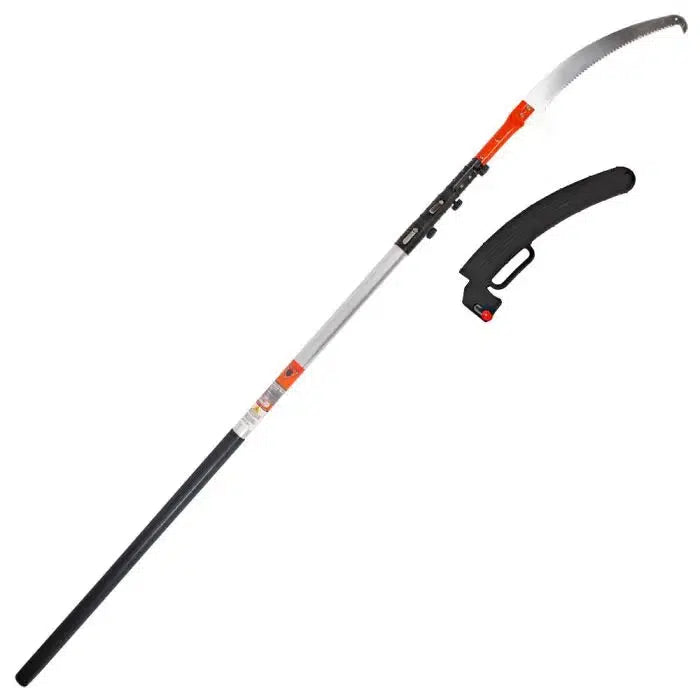 A.M Leonard ~ 4-Section Aluminum Telescopic Pole Saw, 16In Saw and 6 1/2ft to 18ft Pole-ServeScape