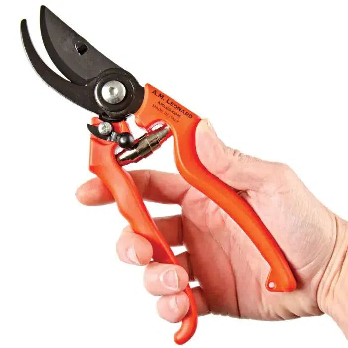 A.M Leonard ~ Ergonomic Bypass Pruner with Molded Grip 1 Inch Cut Capacity-ServeScape