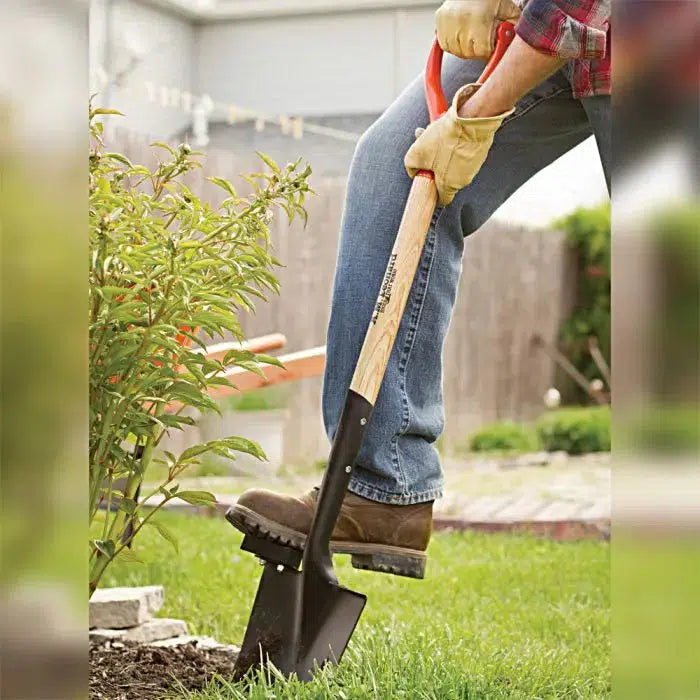 A.M Leonard ~ Forged Square Shovel 48 Inch Hardwood Handle-ServeScape