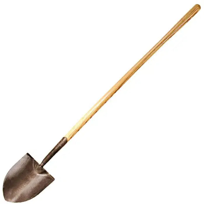 A.M Leonard ~ Forged Round Point Shovel 48 Inch Hardwood Handle-ServeScape