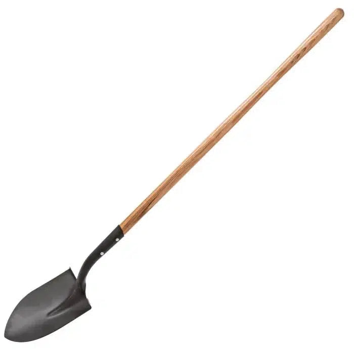 A.M Leonard ~ Contractor Round Point Open Back Shovel 48 Inch Wood Handle-ServeScape