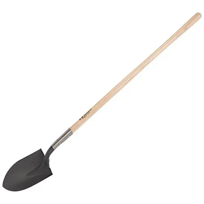 A.M Leonard ~ 48 Inches Round Point Open Back Shovel with Hardwood Handle-ServeScape