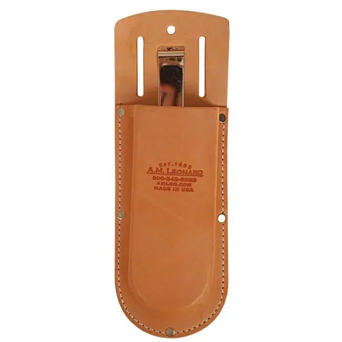 A.M Leonard ~ Leather Shear/Pruner Case with Metal Belt Clip-ServeScape