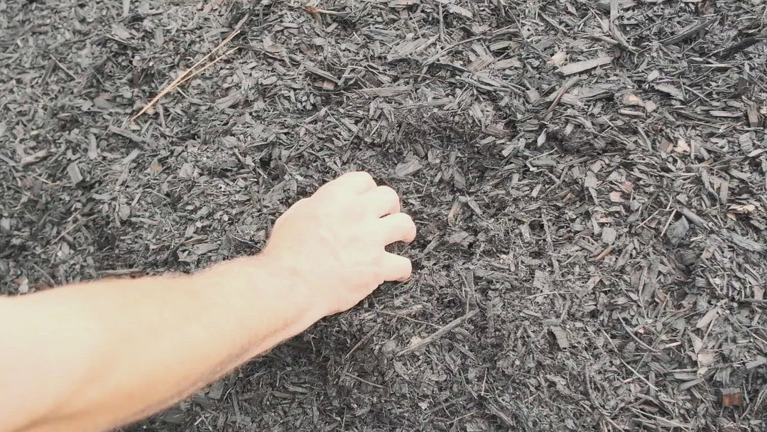 Forest Brown Double Ground Natural Mulch ~ 10 Cu. Yd. Bulk & 100% Recycled