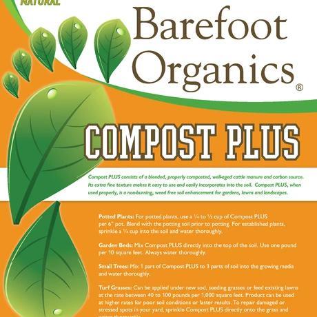 Compost PLUS from Barefoot Organics® - Delivered By ServeScape