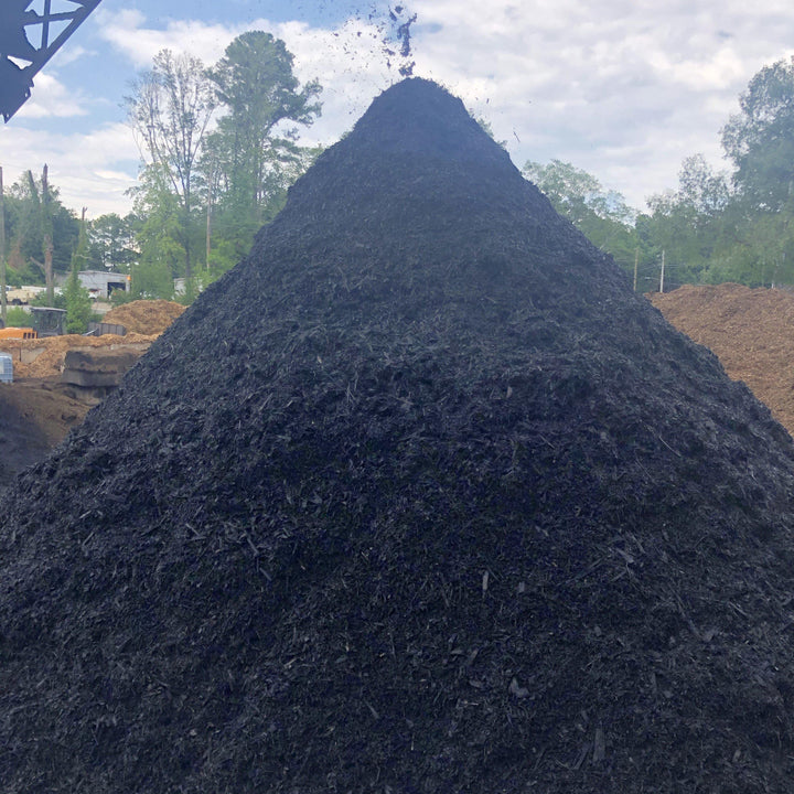 Black Double Ground Natural Mulch ~ 5 Cu. Yd. Bulk & 100% Recycled - Delivered By ServeScape