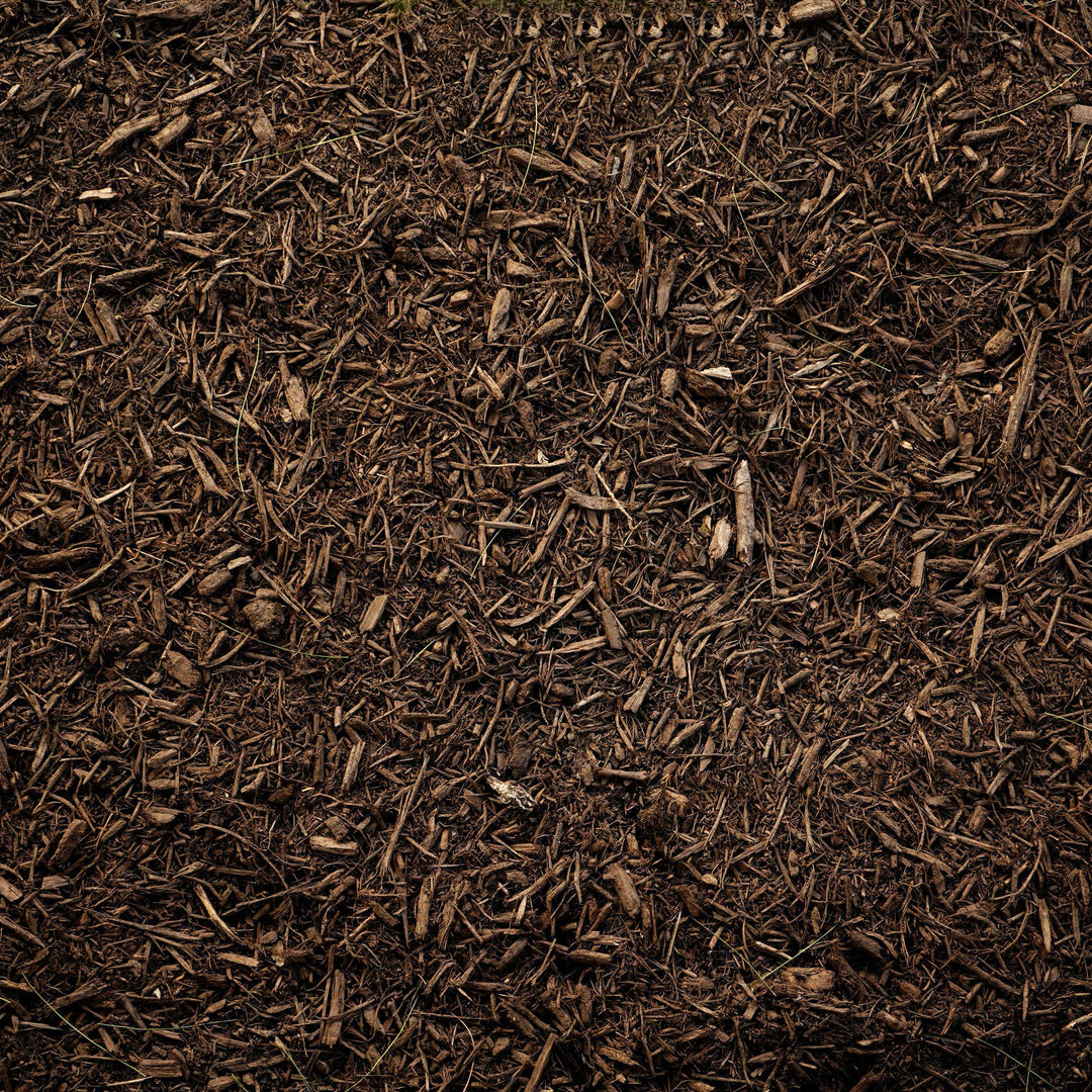 Black Double Ground Natural Mulch ~ 5 Cu. Yd. Bulk & 100% Recycled-ServeScape