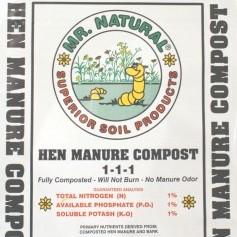 MR. NATURAL® HEN MANURE COMPOST-ServeScape